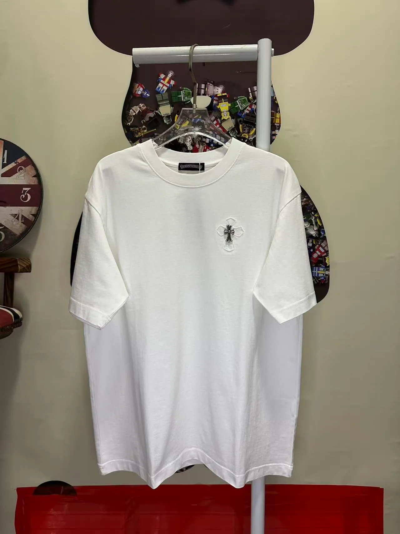 L 26951# Come Hearts ( ） ： 🪡 + 🪡 ：Black White SIZE：S-XXL